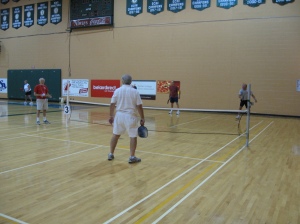Pickleball Players At The 2010 Senior Games Actifest